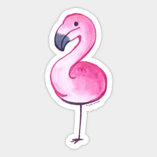 Pink Flamingo Sticker